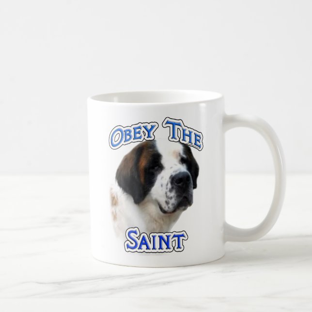 Taza De Café Obedece al santo (Derecha)