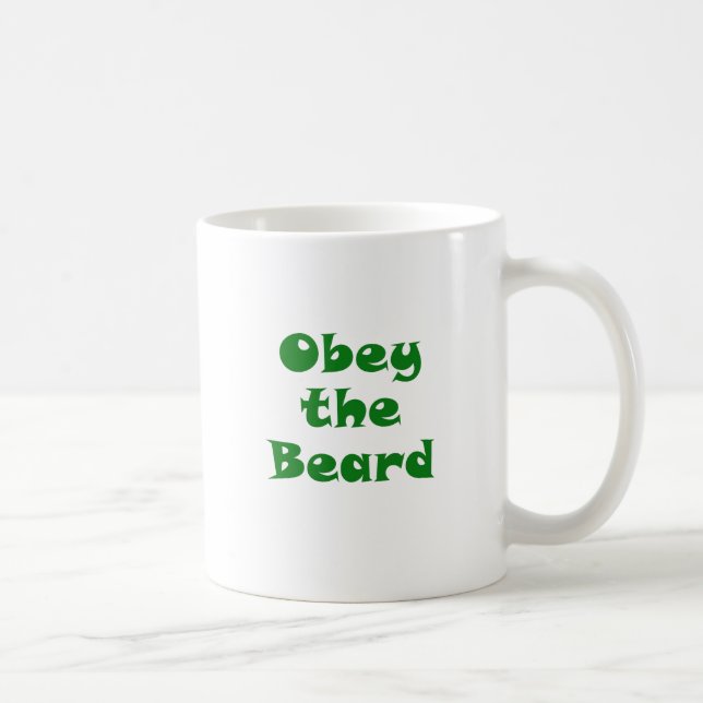 Taza De Café Obedezca la barba (Derecha)