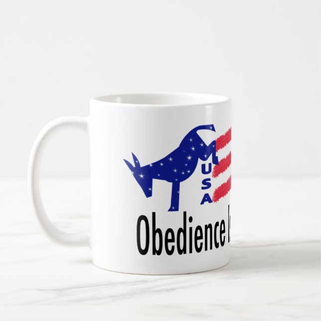 Taza De Café Obediencia Patriotismo (Izquierda)