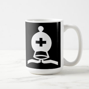 Taza De Café Obispo blanco