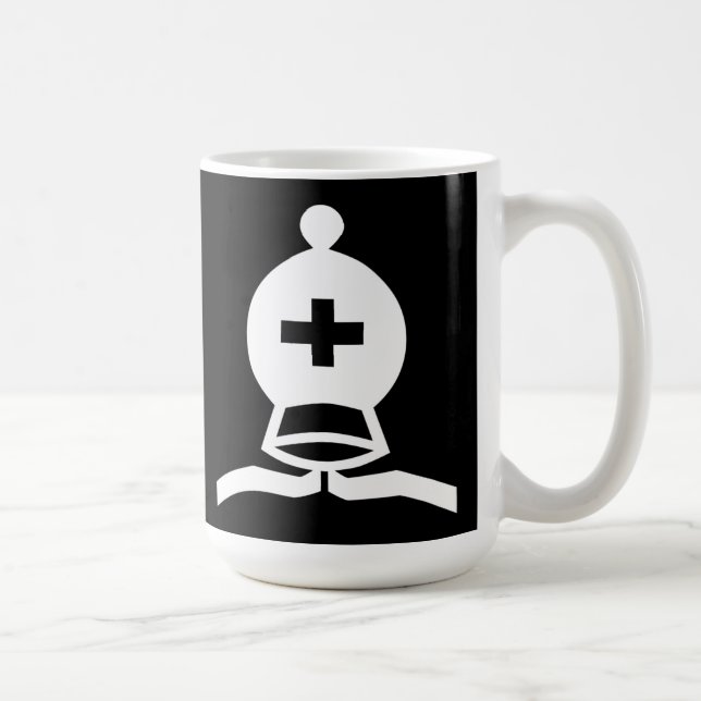 Taza De Café Obispo blanco (Derecha)