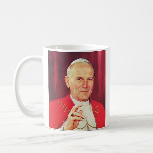 Taza De Café Obispo Juan Pablo II de Roma (Izquierda)