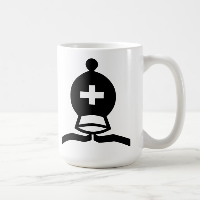 Taza De Café Obispo negro (Derecha)