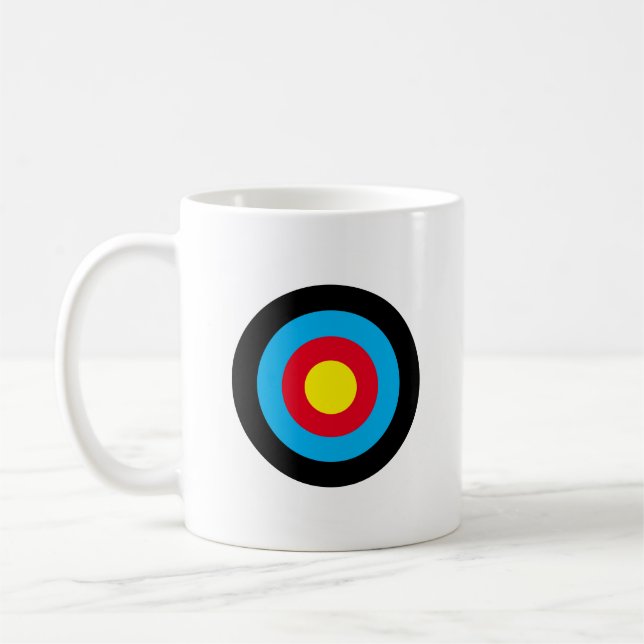 Taza De Café Objetivo de tiro con arco (Izquierda)