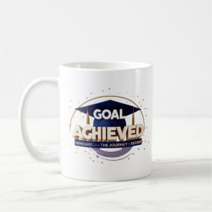 Taza De Café Objetivo logrado Graduación Mug - Regalo clásico d