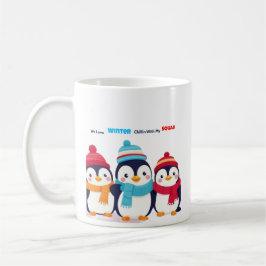 Taza De Café Objetivos de la pandilla de invierno acogedor