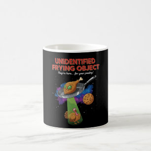 Taza De Café Objeto Frito No Identificado Alien UFO Pavo Divert