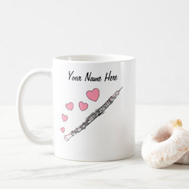 Taza De Café Oboe Custom Wedding Mug Oboist Musician