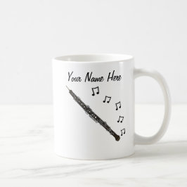 Taza De Café Oboe Personalizado Mug Oboist Woodwind Musician