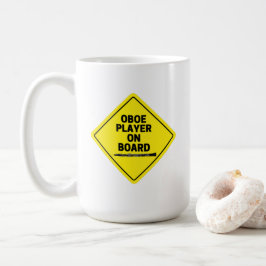 Taza De Café Oboe Player On Board Oboist Funny