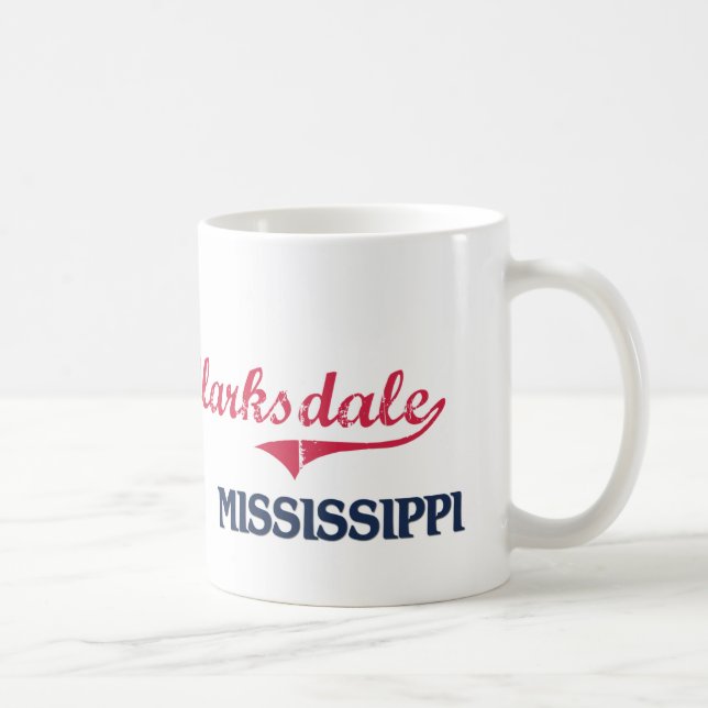 Taza De Café Obra clásica de la ciudad de Clarksdale (Derecha)