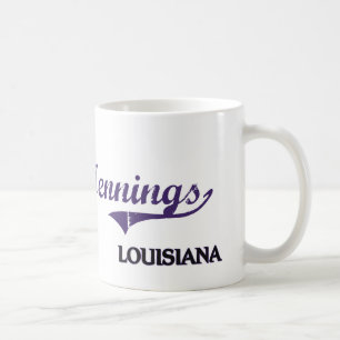 Taza De Café Obra clásica de la ciudad de Jennings Luisiana