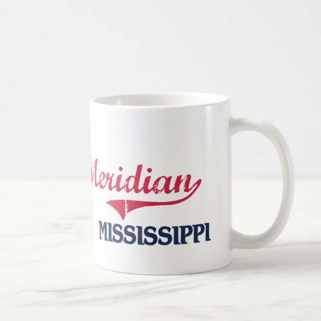 Taza De Café Obra clásica meridiana de la ciudad de Mississippi (Derecha)