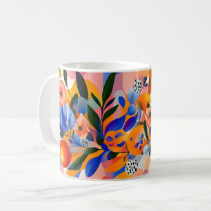 Taza De Café Obra de arte abstracta geométrica. Estilo: No figu