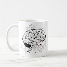 Taza De Café Obra de arte creativa con tema de ciencia