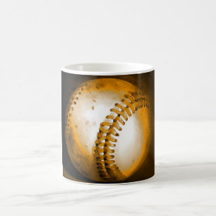Taza De Café Obra de arte de béisbol
