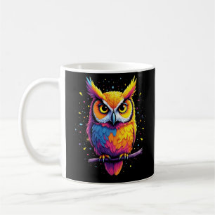 Taza De Café Obra de arte de búho lechuza Nocturnal Lover