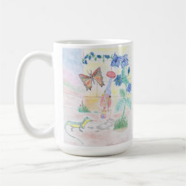 Taza De Café Obra de arte de niños personalizados, juguete de d