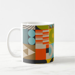 Taza De Café Obra de arte inspirada en el futuro retro de símbo