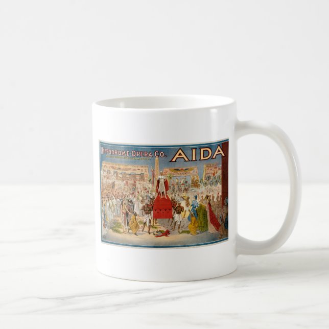 Taza De Café Obra de ópera de época (Derecha)