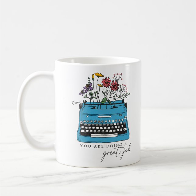 Taza De Café Obra Motivadora De Arte Elegante Desde Casa (Izquierda)