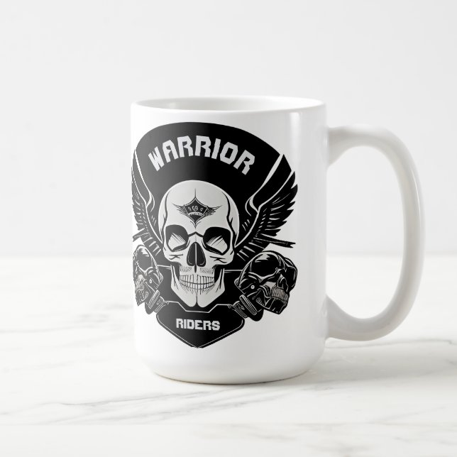 Taza De Café Obras de arte de cráneo aladas (Derecha)