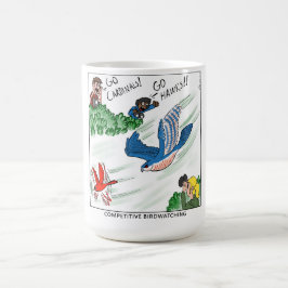 Taza De Café Observación de aves competitiva (cómic)
