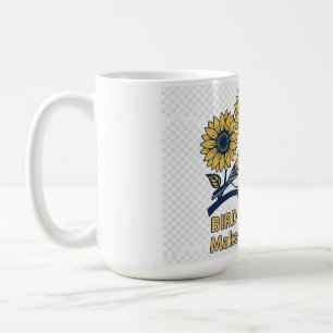 Taza De Café Observación de Aves Me Hace Feliz Carbonero Giraso