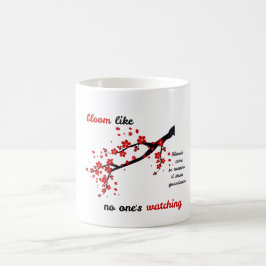 Taza De Café Observaciones en Bloom - Reflexión de verano tardí