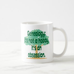 Taza De Café Obsesión de la genealogía