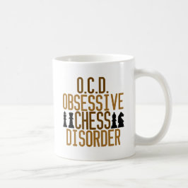 Taza De Café Obsesionado con el ajedrez
