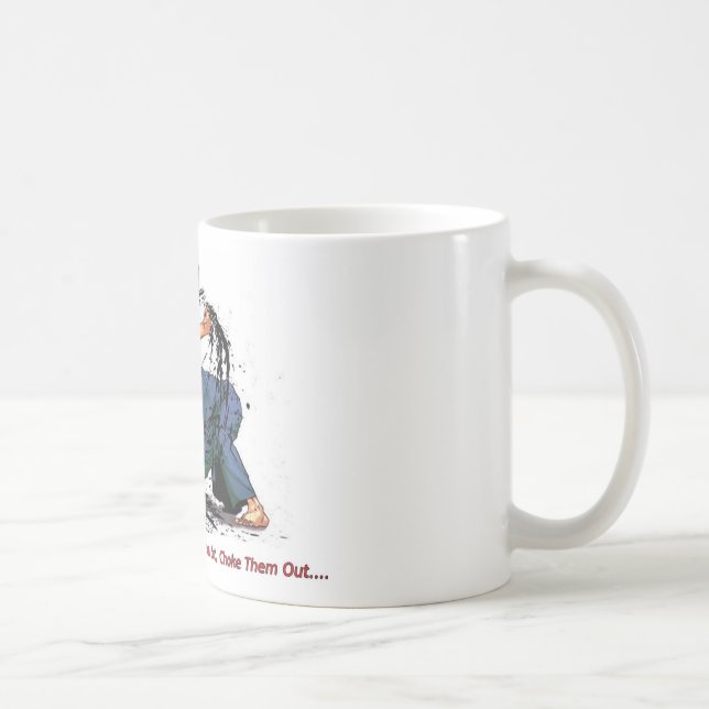 Taza De Café Obstrucción del judo hacia fuera (Derecha)