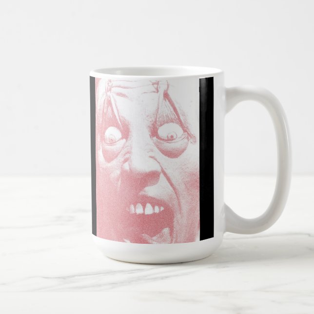 Taza De Café Obtén un café apretado Cara malvada (Derecha)