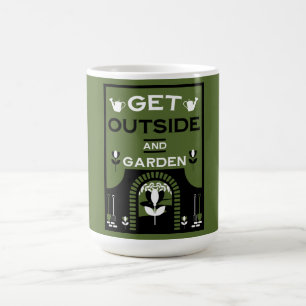 Taza De Café Obtener regalo de jardinería fuera