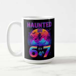 Taza De Café Obtenido por 67 meme divertido de Halloween