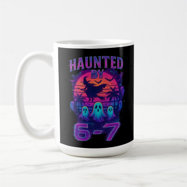 Taza De Café Obtenido por 67 meme divertido de Halloween (Izquierda)