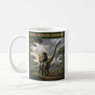 Taza De Café Obteniendo diésel