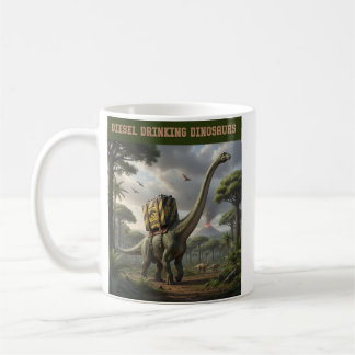 Taza De Café Obteniendo diésel