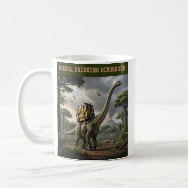 Taza De Café Obteniendo diésel (Izquierda)