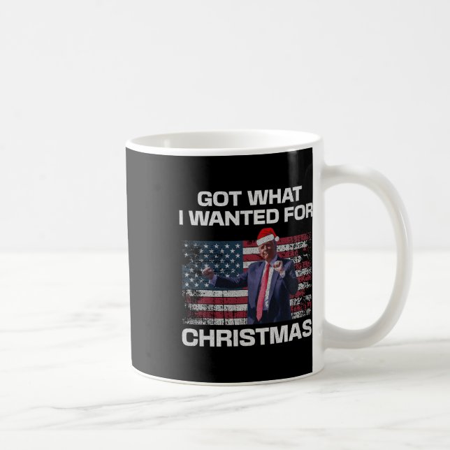 Taza De Café Obtuve Lo Que Quería Para Los Navidades - Trump 20 (Derecha)