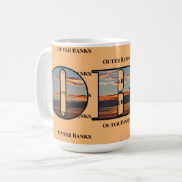 Taza De Café OBX Sunrise Textos