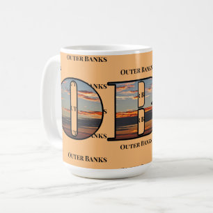 Taza De Café OBX Sunrise Textos