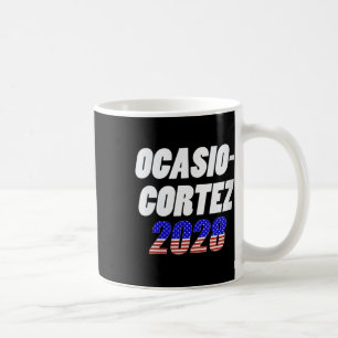 Taza De Café Ocasio-cortez 2028 - Aoc para presidente V-ne