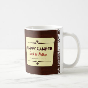 Taza De Café Occidental rústico que acampa