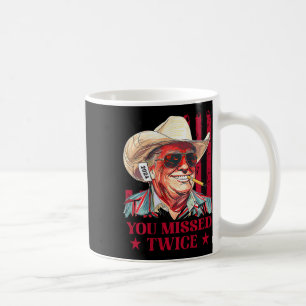 Taza De Café Occidental Vaquero Trump Te Perdiste Dos Veces Tru