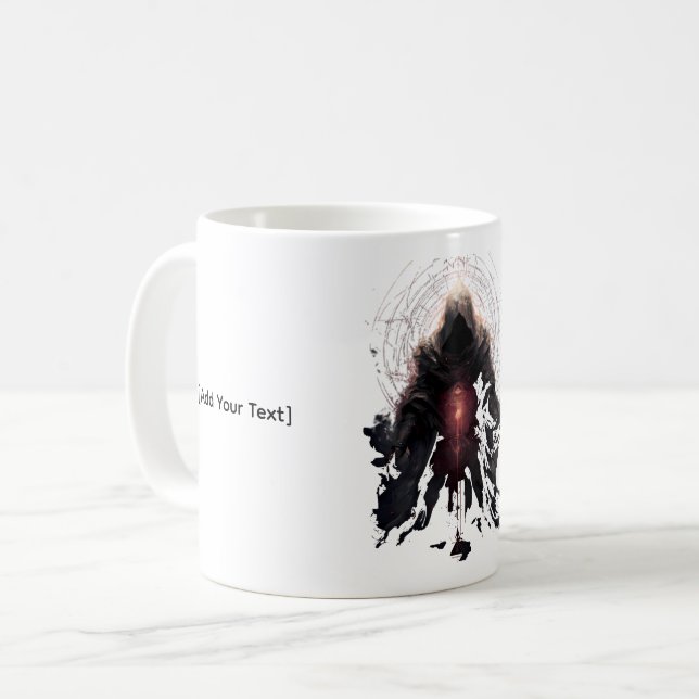 Taza De Café Occult Figure Dark Art (Anverso izquierdo)