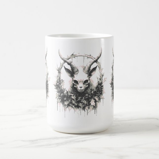 Taza De Café Occult Gothic Baby Baphomet (Centro)