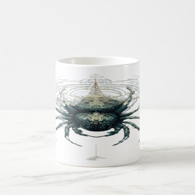 Taza De Café Occult Spider Mystic Geometry Dark (Centro)
