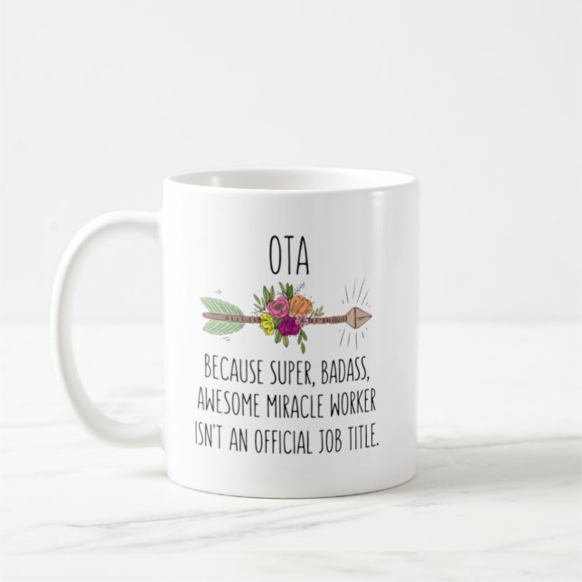 Taza De Café Occupational Therapy Aide OTA Gift Idea (Izquierda)
