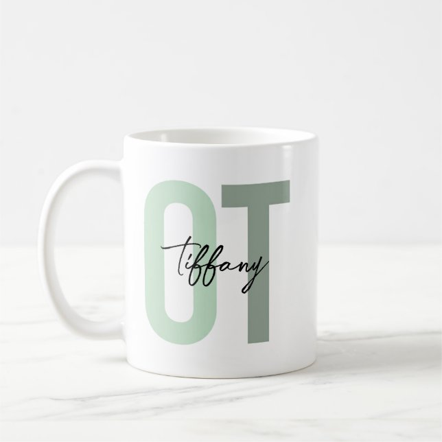 Taza De Café Occupational Therapy Mug • Custom OT Coffee Mug •  (Izquierda)